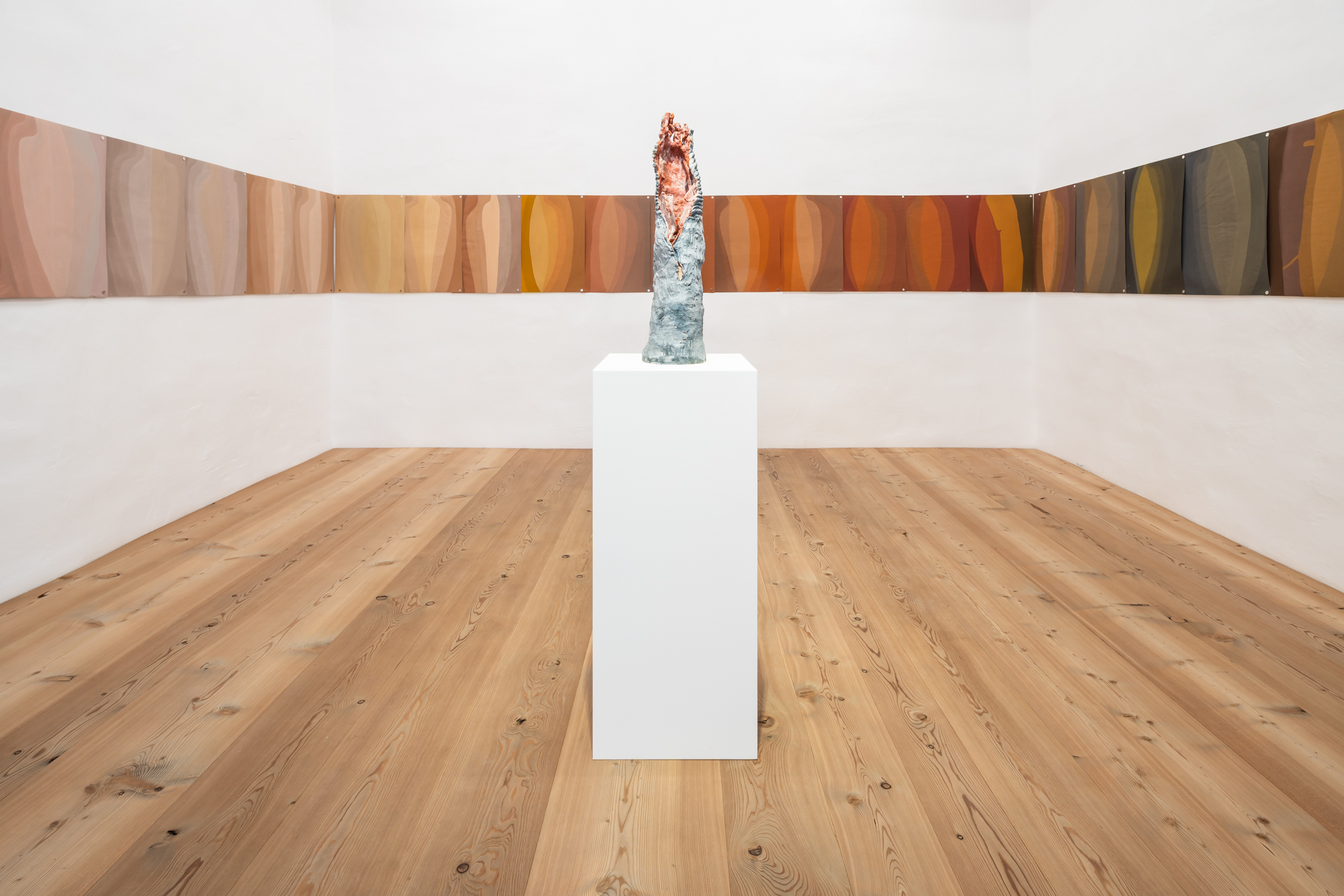 Mariuccia Secol: Unraveling , 2026, exhibition view © Muzeum Susch / Art Stations Foundation; photo: Federico Sette