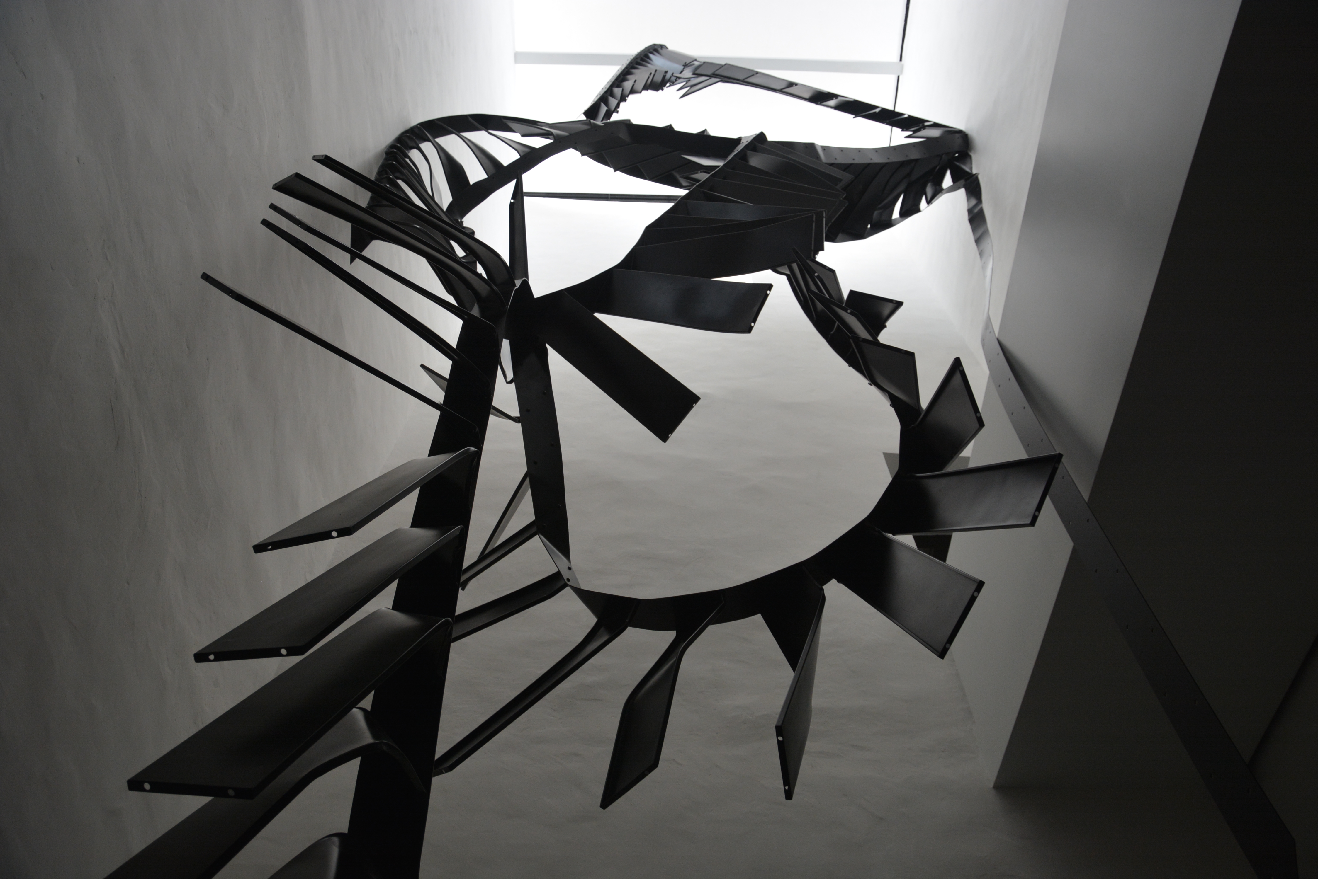 Monika Sosnowska Stairs, 2016 – 2017 at Muzeum Susch